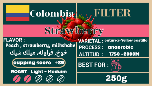 Colombia Strawberry - محمصة العز
